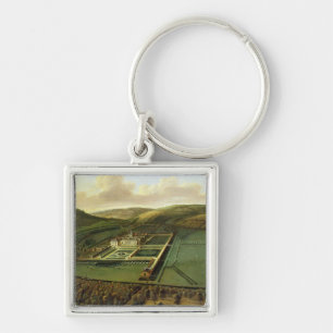 Die Südostaussicht des Hampton Court, Herefords Schlüsselanhänger