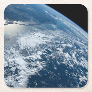 Die Südspitze Brasiliens grenzt an Uruguay. Rechteckiger Pappuntersetzer