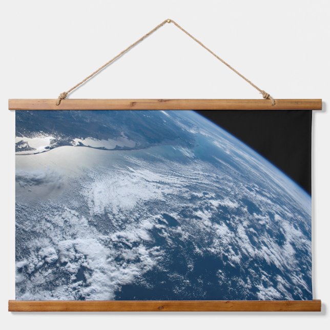 Die Südspitze Brasiliens grenzt an Uruguay. Wandteppich Mit Holzrahmen (Vorne)