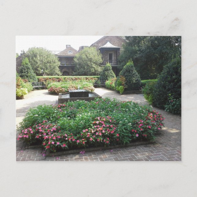 Die Südterrasse von Bellingrath Postkarte (Vorderseite)