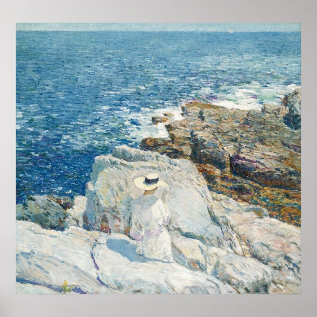 Die Südufer, appliziert von Childe Hassam Poster (Vorne)