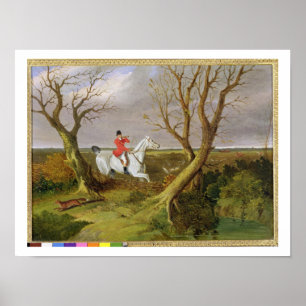 Die Suffolkjagd - weg (Öl auf Leinwand) Poster