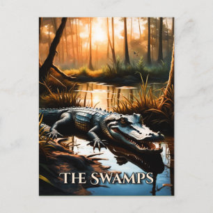 Die Sümpfe Postkarte