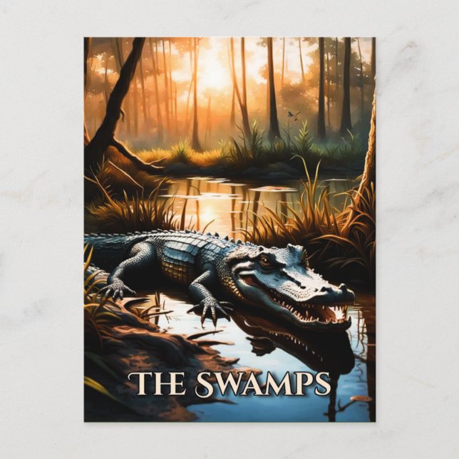 Die Sümpfe Postkarte (Vorderseite)
