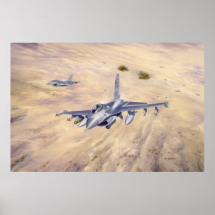 Die Sumpffüchse von David Poole Print Poster