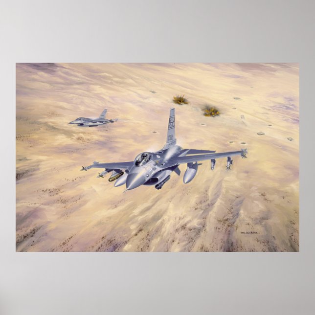 Die Sumpffüchse von David Poole Print Poster (Vorne)