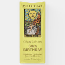 Die Sun-Tarot-Karte | Gelber Geburtstagskorb