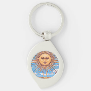 Die Sun-Tarot-Karte Schlüsselanhänger
