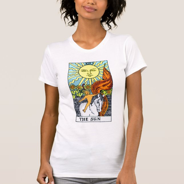 Die sun-Tarot-Karte T-Shirt (Vorderseite)