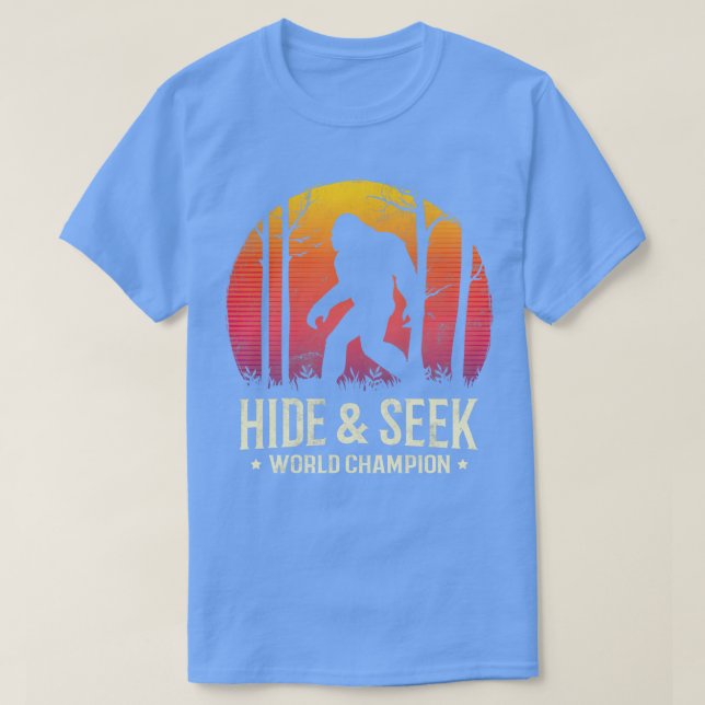 Die Sunset Silhouette des Weltmeisters verbergen u T-Shirt (Design vorne)