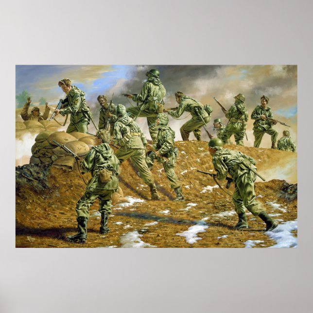 Die Sunshine Division in Korea von Rick Reeves Poster (Vorne)