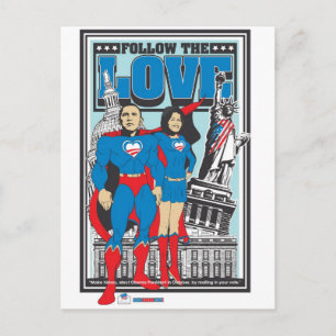 Die Superobamas Postkarte