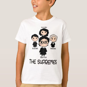 DIE SUPREMES Gericht-Gerechtigkeit RBG niedlich T-Shirt