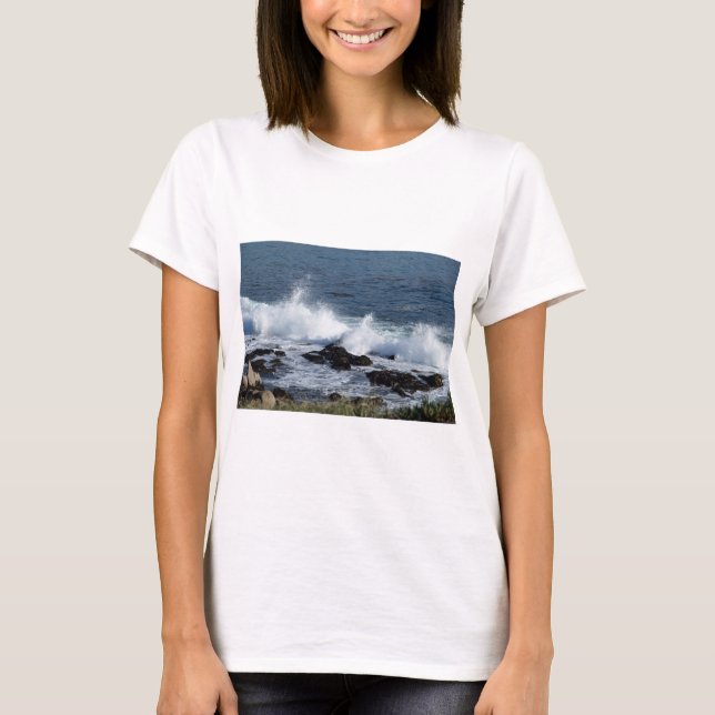 Die Surfanlage im Pazifischen Ozean T-Shirt (Vorderseite)