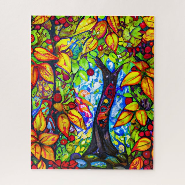 Die surreale digitale Kunst des Apple Trees (Vertikal)