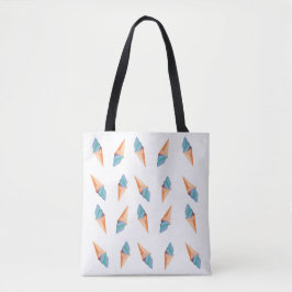 Die Süße des sommerlichen All-Over-Print Tote-Tags Tasche