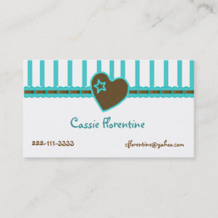 Die süße Telefonkarte des Mädchens Telefonnummerkarte