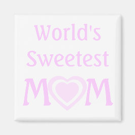 Die süßeste MAMA der einfachen Welt mit den Herzen Magnet