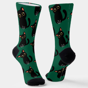 Die süßesten schwarzen Katzensocken als Geschenk f Socken