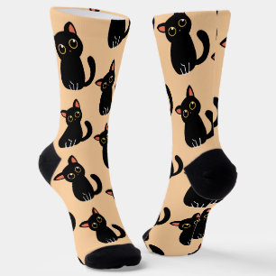 Die süßesten schwarzen Katzensocken als Geschenk f Socken