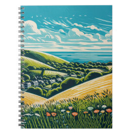 Die Sussex Downs Notizblock