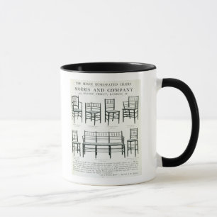 Die Sussex Eile-Sitzstühle, gemacht von Morris un Tasse