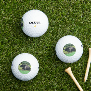 Die Sutter Buttes Mountain bietet den Bull Foto Go Golfball