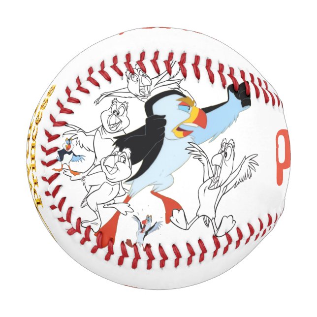 Die Swan Princess Baseball mit Puffin (Vorderseite Links)