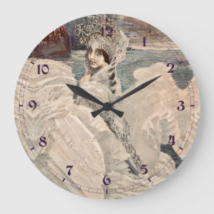 Die Swan Princess Große Wanduhr