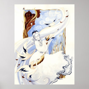 Die Swan Queen Print Poster