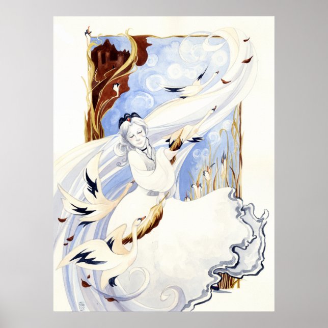 Die Swan Queen Print Poster (Vorne)