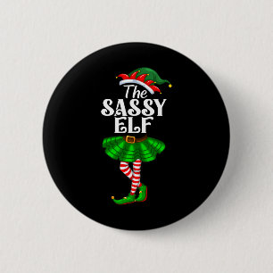 Die Sy Elf Xmas Funny Christmas Matching Familie P Button