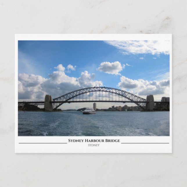 Die Sydney Harbour Bridge Postkarte (Vorderseite)