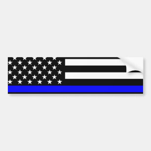 Die symbolische bläuliche Flagge der blauen Linie  Autoaufkleber