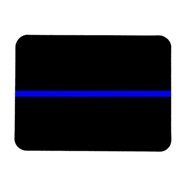Die symbolische dünne blaue Linie horizontal schwa Magnet (Horizontal)