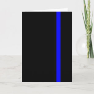 Die symbolische dünne Blue Line-Vertikale Karte