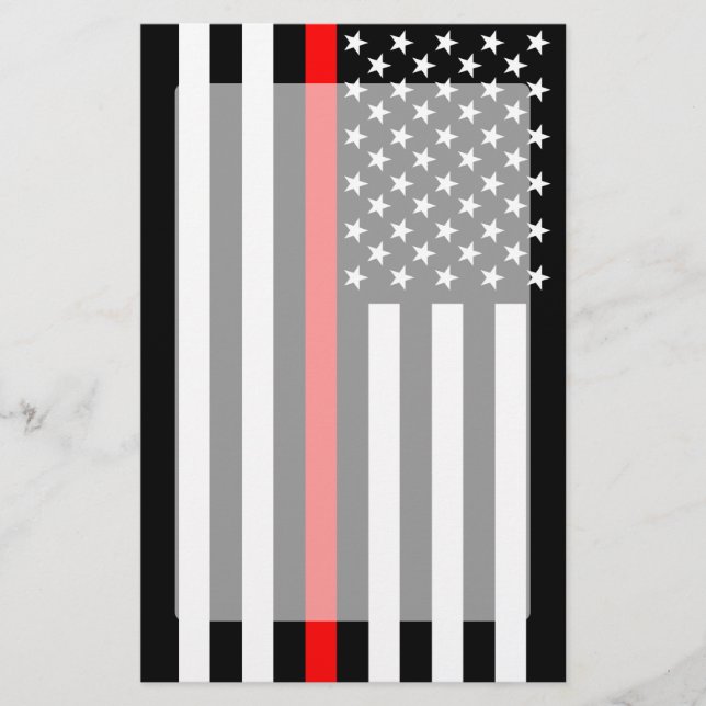 Die symbolische rote Flagge der USA Briefpapier (Vorderseite)