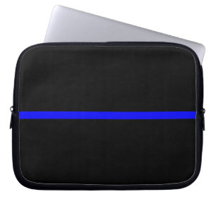Die symbolische Thin Blue Line-Anweisung Laptopschutzhülle