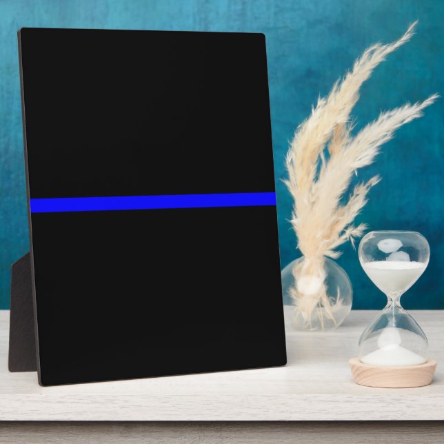 Die symbolträchtige, blauen Linien Fotoplatte (Seite)