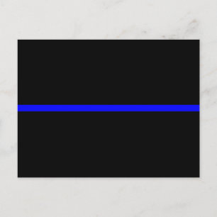 Die symbolträchtige, blauen Linien Postkarte