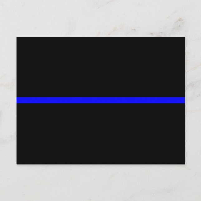 Die symbolträchtige, blauen Linien Postkarte (Vorderseite)
