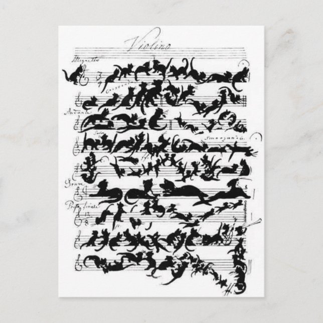 Die Symphonie der Chate Postkarte (Vorderseite)