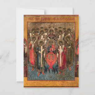 Die Synaxis von Erzengel Michael Ausgewählte Heili Postkarte