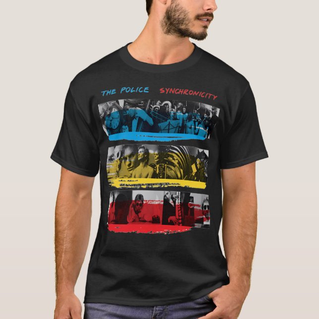 Die Synchronität der Polizei T-Shirt (Vorderseite)