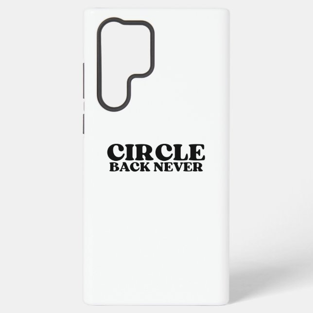 Die System-Firewall | Circle Back Never Samsung Galaxy Hülle (Rückseite)