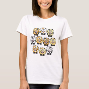 Die T 10 Kuh-Frauen T-Shirt