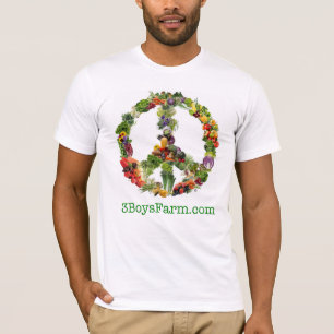 Die T 3 Jungen-Bauernhof Fahrwerk-Männer T-Shirt