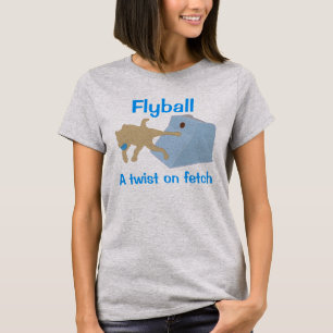 Die T der Flyball Drehungs-Frauen T-Shirt