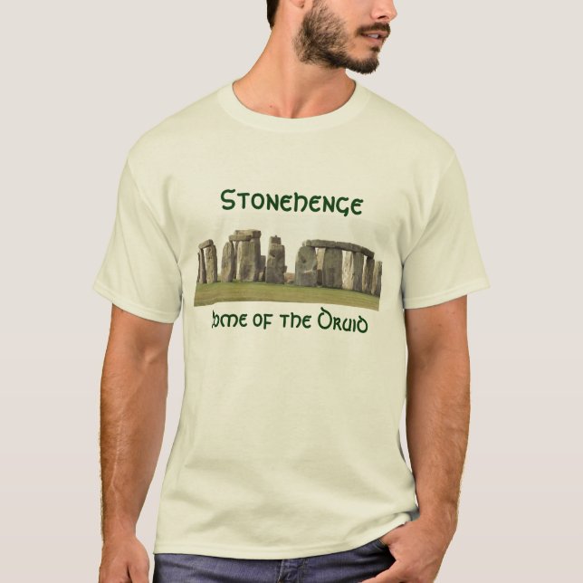 Die T der Männer - Stonehenge, Zuhause des Druiden T-Shirt (Vorderseite)