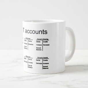 "Die T-Konten" Jumbo-Tasse
